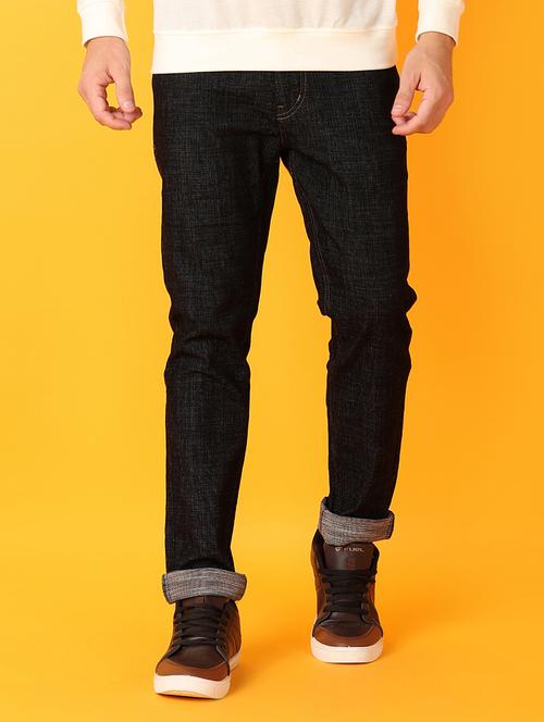 men black plain jeans - 21491555 - Very Small Image - 1