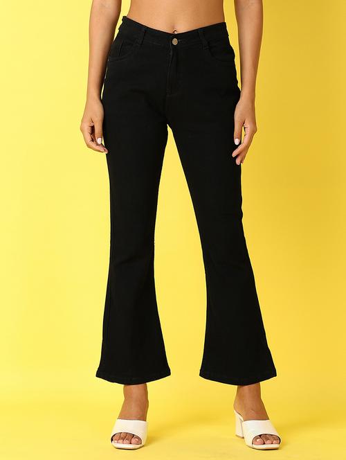 women black solid bootcut jean - 21491792 - Very Small Image - 1