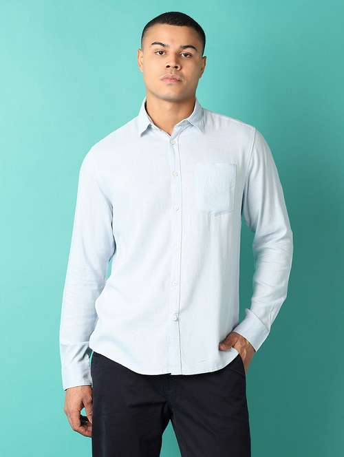 men collared long sleeves casual shirt - 21509997 - Very Small Image - 1