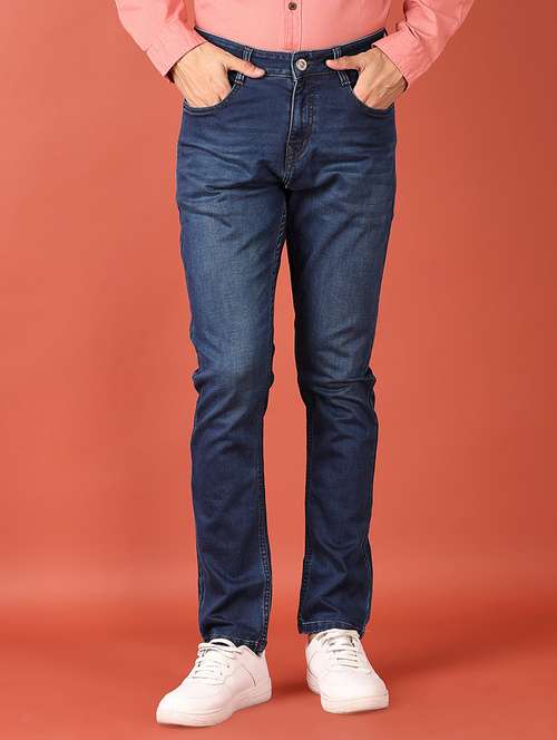 men solid mid rise slim fit jean - 21510040 - Very Small Image - 1