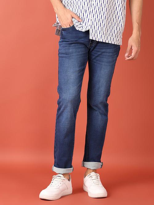 men solid mid rise slim fit jean - 21510902 - Very Small Image - 1