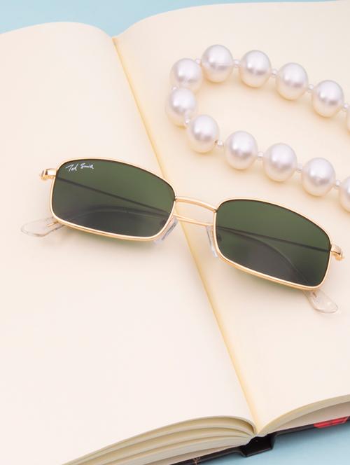 ted smith full rim rectangle shape branded latest and stylish sunglasses | glass lens & 100 % uv protection | men & women - 21531156 - Very Small Image - 1