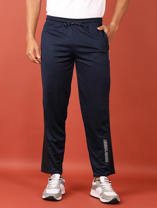 men mid rise placement print ankle length track pant - 21536453 - Very Small Image - 1
