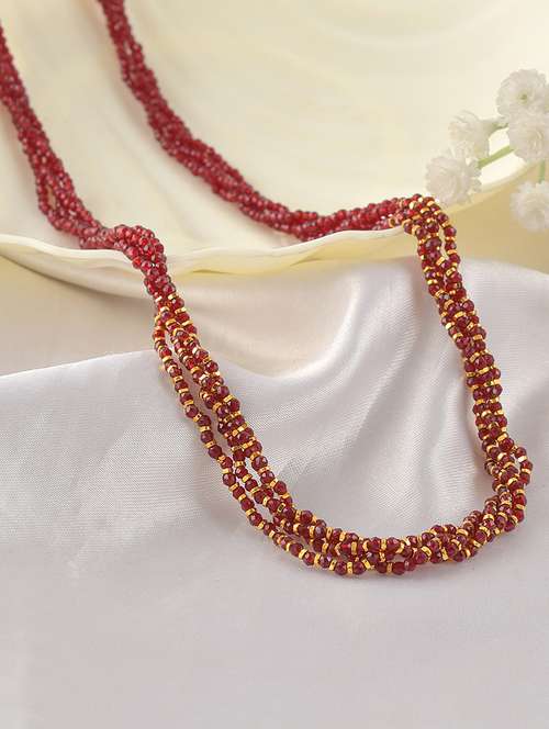 red crystal statement necklace - 21553703 - Very Small Image - 1