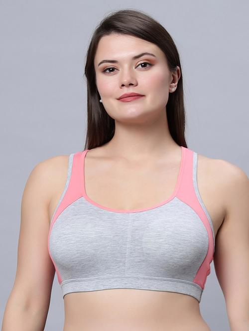 women color block sports bra - 21563649 - Very Small Image - 1