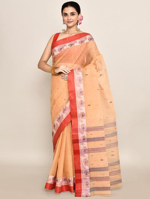 women self design handloom saree - 21583440 - Very Small Image - 1