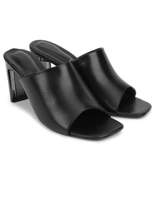 women black slip on sandal - 21676732 - Very Small Image - 1