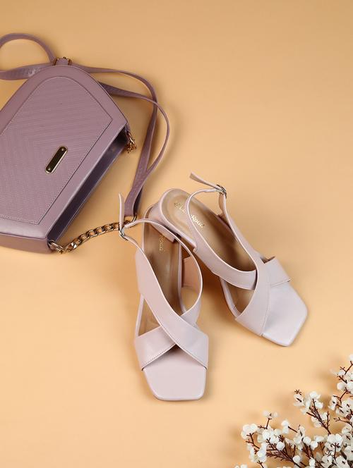women solid back strap sandal - 21677126 - Very Small Image - 1