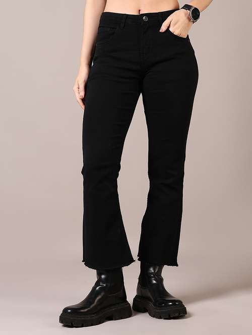 women high rise denim jeans - 21718183 - Very Small Image - 1