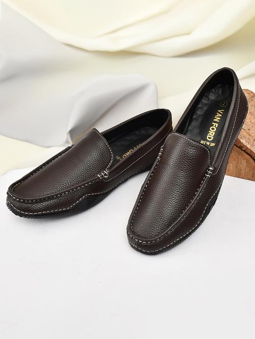 men brown slip on loafers - 21743905 - Very Small Image - 1