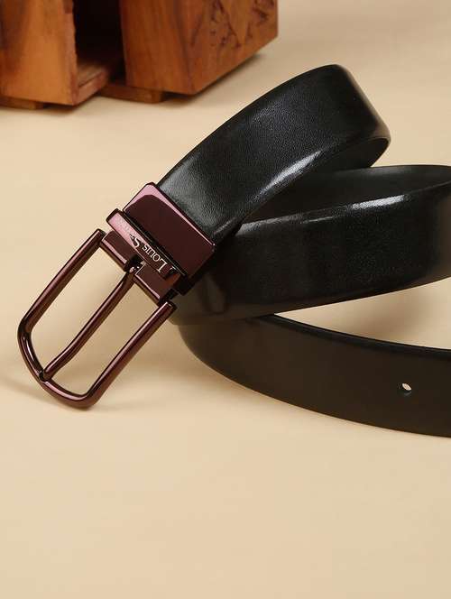 men pin buckle reversible leather belt - 21762018 - Very Small Image - 1