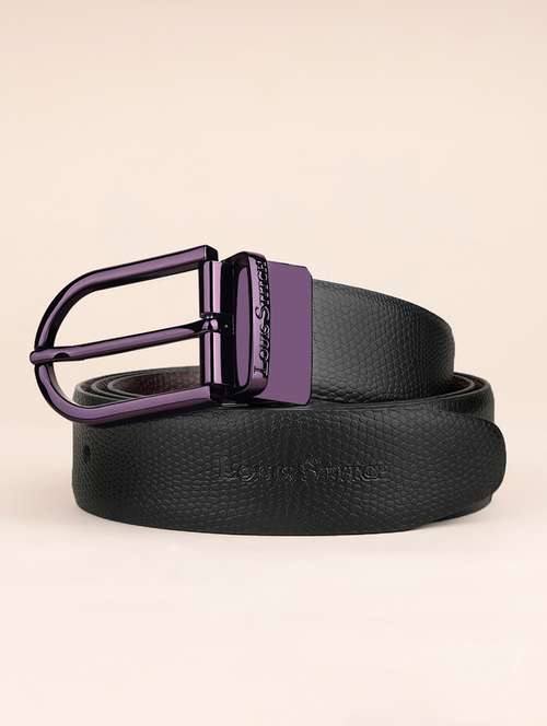 men pin buckle reversible leather belt - 21762083 - Very Small Image - 1