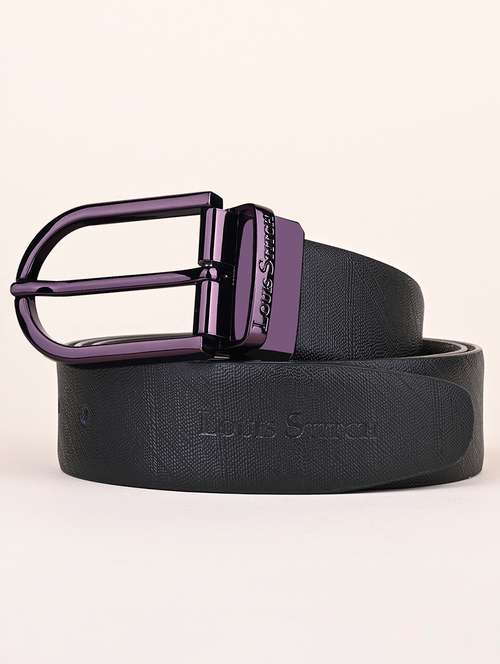 men pin buckle reversible leather belt - 21762125 - Very Small Image - 1