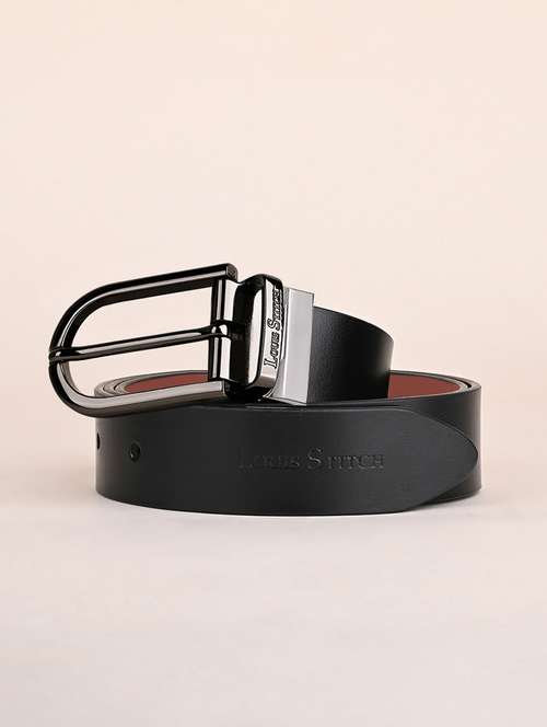 men pin buckle reversible leather belt - 21762189 - Very Small Image - 1