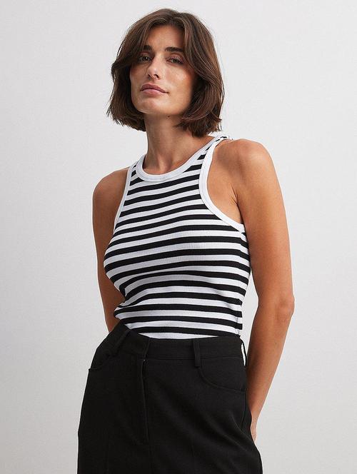 women striped sleeveless tank top - 21765328 - Very Small Image - 1