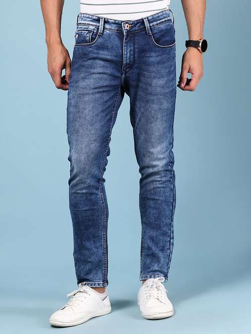 men solid mid rise slim fit jean - 21871782 - Very Small Image - 1