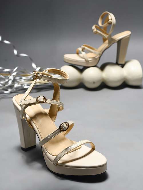 women beige back strap sandal - 21909956 - Very Small Image - 1