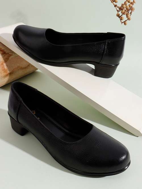 women black slip on pump - 22013517 - Very Small Image - 1