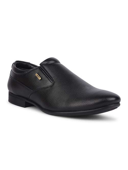 men solid slip on formal shoes - 22029094 - Very Small Image - 1