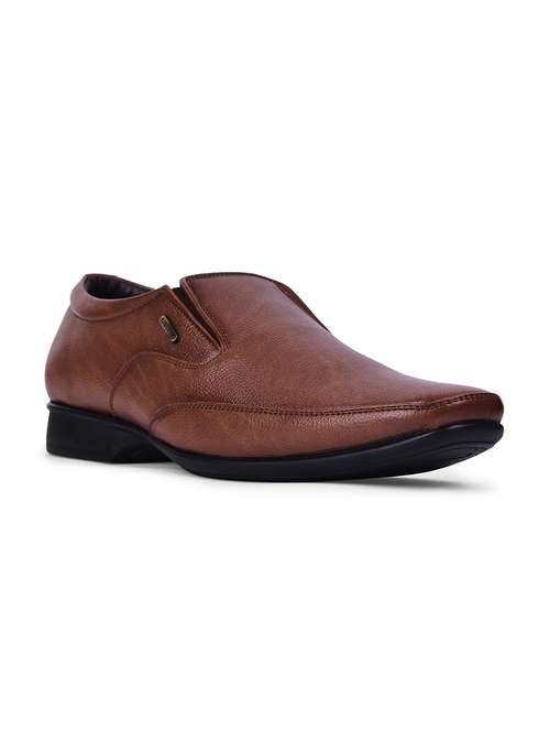 men solid slip on formal shoes - 22029099 - Very Small Image - 1