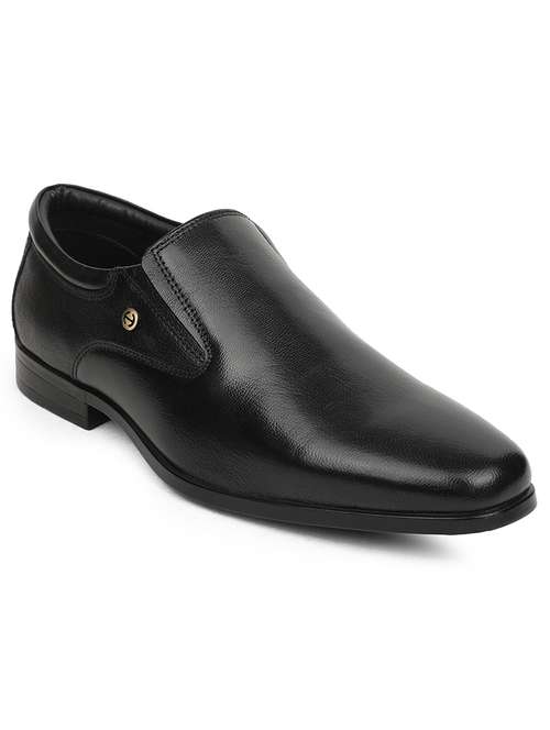 men solid slip on formal shoes - 22029100 - Very Small Image - 1