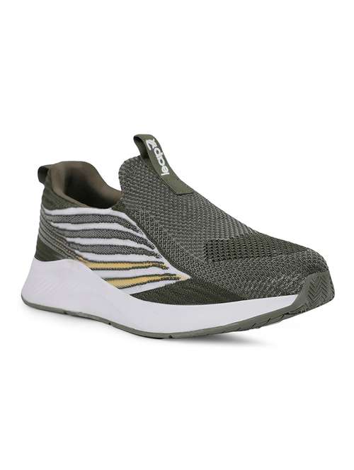 men olive slip on sport shoe - 22029107 - Very Small Image - 1
