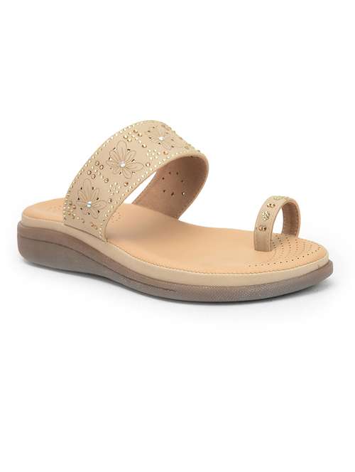 women embellished one toe flat sandal - 22030085 - Very Small Image - 1