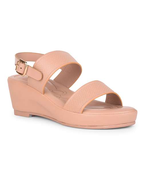 women solid back strap wedges - 22030162 - Very Small Image - 1