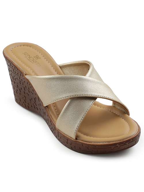 women solid slip on wedge - 22030171 - Very Small Image - 1