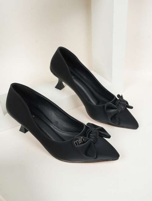 womne black slip on pump - 22072145 - Very Small Image - 1