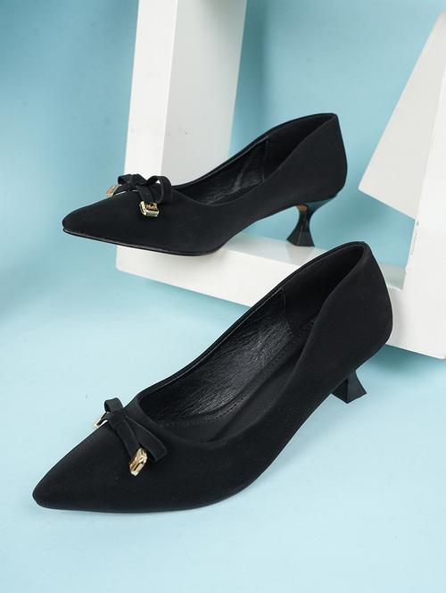 women black slip on pump - 22072148 - Very Small Image - 1