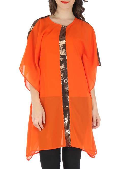 sequined kaftan tunic - 9595809 - Very Small Image - 1