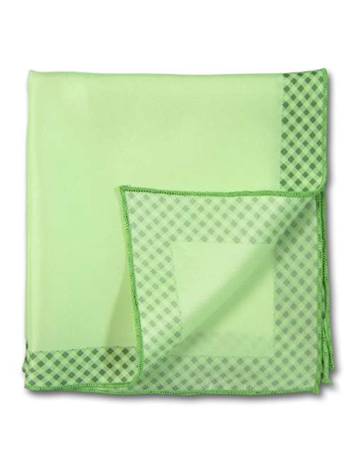 chokore white silk handkerchief - 10498584 - Very Small Image - 1