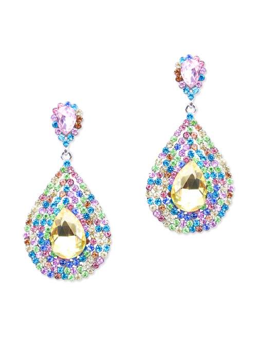 yellow metal alloy earring - 10621620 - Very Small Image - 1