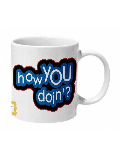 white printed ceramic mug - 11280419 - Very Small Image - 1