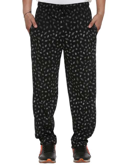 multi colored cotton  ankle length track pant - 11461374 - Very Small Image - 1