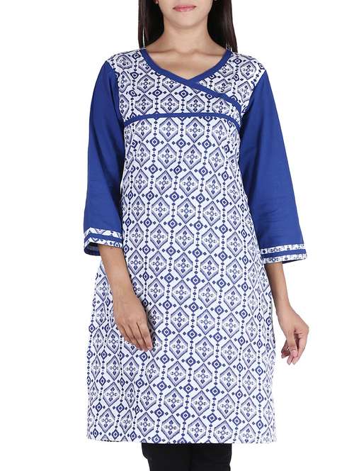 printed straight kurta - 11787943 - Very Small Image - 1