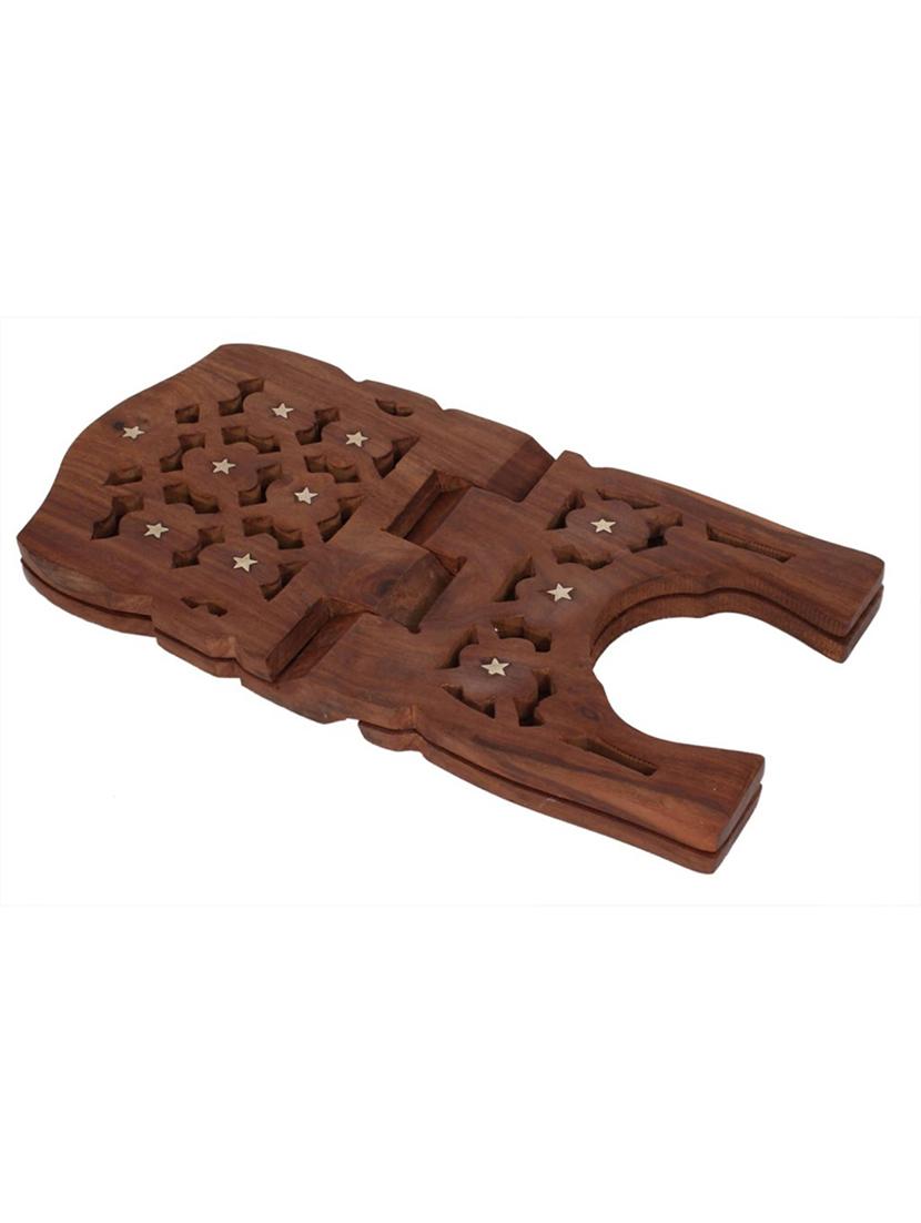wooden folding holy book stand (rehal) 12 inch - 12163757 - Standard Image - 2