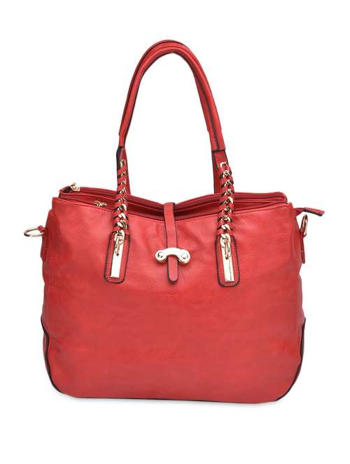 red faux leather handbag - 1229214 - Very Small Image - 1