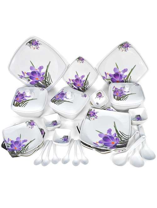 Set of 40  Melamine Dinner Set - 12436494 - Very Small Image - 1