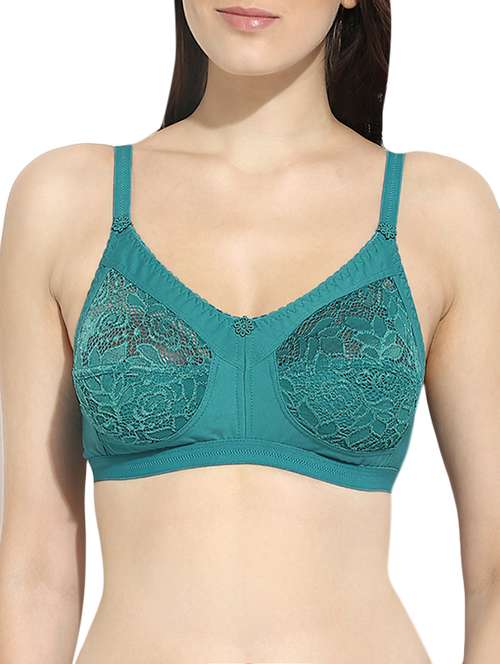 floral lace detail bra - 12888490 - Very Small Image - 1