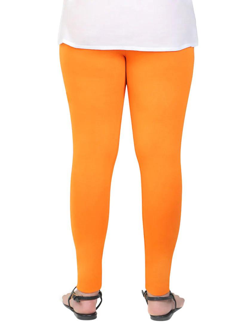 orange cotton leggings - 12911999 - Zoom Image - 2