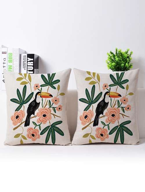 set of 2 vitange collection living room cushion cover - 13200343 - Very Small Image - 1