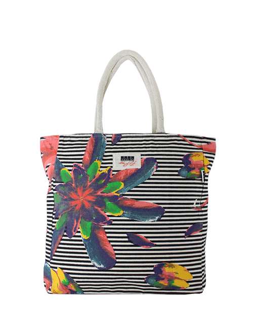 multi colored canvas tote - 13293187 - Very Small Image - 1
