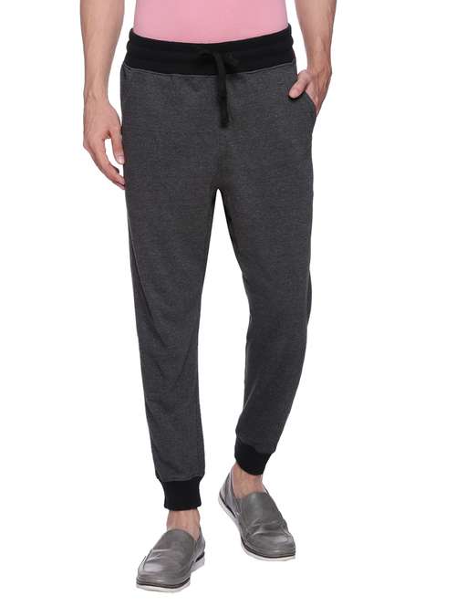 grey cotton blend jogger - 13390818 - Very Small Image - 1