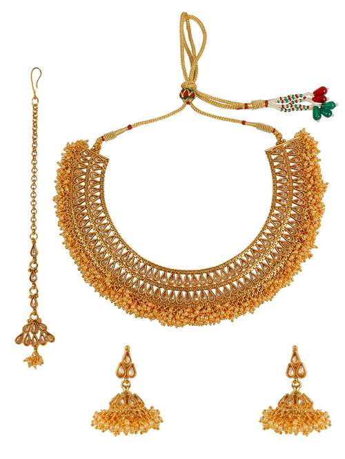 gold metal  necklace - 13730127 - Very Small Image - 1