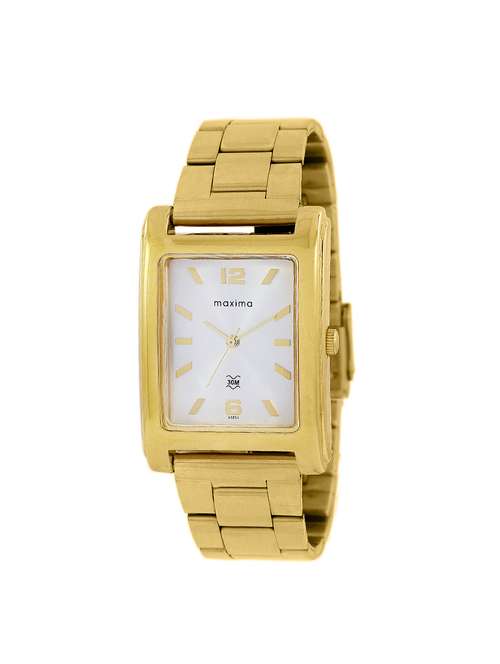 maxima silver dial analog watch for men - 43231cmgy - 13847060 - Very Small Image - 1