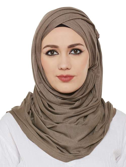 momin libas grey jersey scarf - 13847560 - Very Small Image - 1