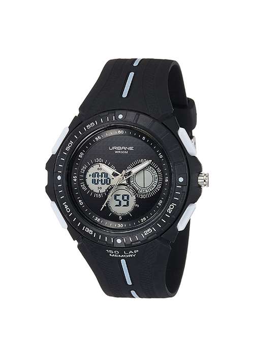 maxima black dial digital watch for men - u-35072ppan - 13911561 - Very Small Image - 1