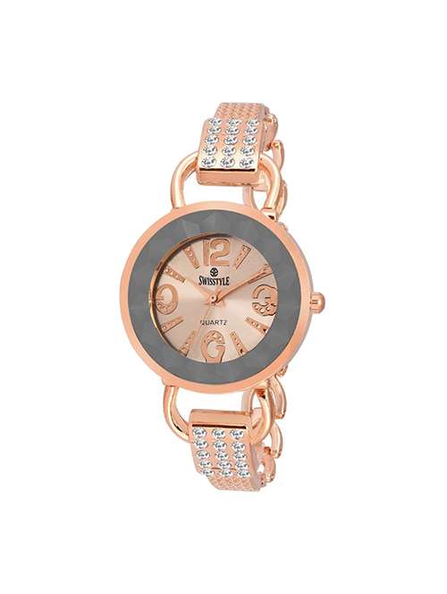 swisstyle round dial ladies anolog watch - 13946798 - Very Small Image - 1